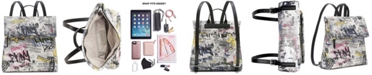 DKNY Tilly Graffiti Foldover Backpack & Reviews - Handbags